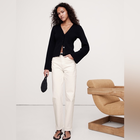 Banana Republic Denim - Banana Republic HIGH-RISE STRAIGHT ANKLE JEAN size 4